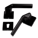 Separated Door Handle Black