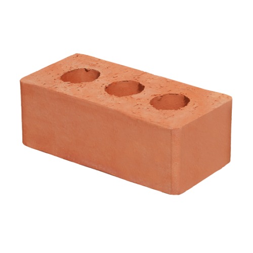 طوب احمر مثقب مقاس 90×90×190 مم وزن 2.2 كغم كود F3 | الديار العتيقة للطوب الفخاري