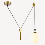 Atos Pendant Light Modern, Dimensions 62 x 52 x 22 cm, White Color