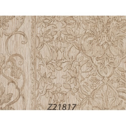 Classic Wall Covering Light Beige, 10m Length, 1.06m Width, Model Z21817 | Balbaid Decor Company