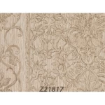 Classic Wall Covering, light beige Color, Length 10m, Width 1.06m, Model Z21817 