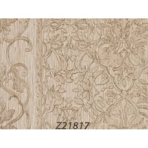 Classic Wall Covering Light Beige, 10m Length, 1.06m Width, Model Z21817 | Balbaid Decor Company