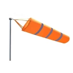 Windsock Indicator, Length 100 cm, Orange and Gray Color