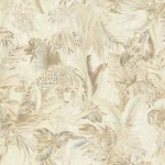 Italian Wallpaper Light Beige Color Tropical Design, Size 10mx0.70m, Model RC18008