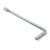 White Zinc Plated Anchor Bolt (L) Type, Size 30 mm Length 700 mm