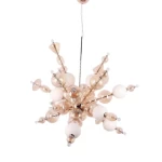 نجفة مودرن 10 لمبات، ارتفاع 80 سم قطر 90 سم ، سلك 100 سم