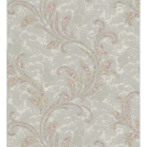Italian Wallpaper Size 10m×0.73m, Gray Color, Model 24015 | Balbaid Decor Company