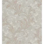  Italian Wallpaper Size 10m×0.73m, Gray Color, Model 24015