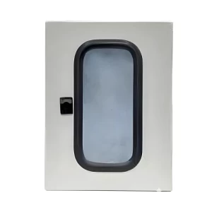 صندوق مع باب شفاف فولاذ مطلي بالزنك 700x600x150 مم | شركة الفنار