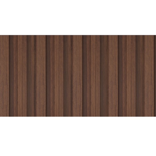 Korean Internal Wood Substitute for Walls 122×12×2900 mm Brown | The specialist for decoration MIGA L005-74