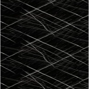 بديل رخام مقاس 280 × 122 سم مستطيل لون اسود بعروق ابيض | خط  الفخامة