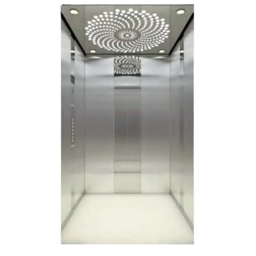 Elegant Indoor Elevator 320 KG Load, 4 Persons, 0.4 m/s Speed, Stainless Steel Mirror Finish, PVC Floor | 