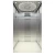 Elegant Indoor Elevator, Stainless Steel with Mirror Finish, 320 KG Load,4 Persons, 0.4 m/s Speed, PVC Floor