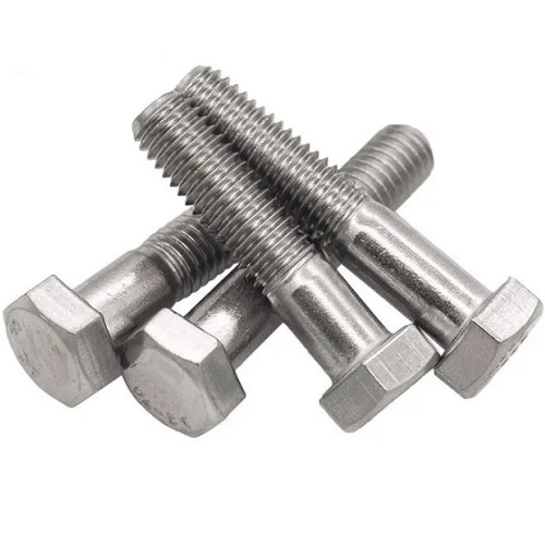 Half Thread Stainless Steel 304 Hexagonal Bolt, Size 1 Inch | Al Hadhara Tower Trading