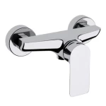 Italian Automatic Infinity Bathroom Mixer Brass, Chrome Color, With Handle From Below