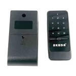 Electronic cupboard lock, silver color