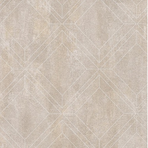 Belgian Wallpaper Geometric Design Beige, Size 10 m x 0.53 m | Abyat Company