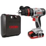 Cordless Impact Drill  20 Volt Capacity/Steel 13 mm Crown CT21075HMX-2BMC   