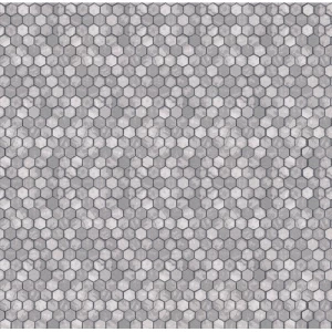 ورق جداري اسباني لون رمادي تصميم هندسي، مقاس 10 م×0.53 م، موديل 1105-3 | شركة بالبيد للديكور