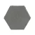 Hexagonal Interlock Flooring Tile Grey Color, Size 20x20 cm, Height 6 cm | Al Sarif Construction