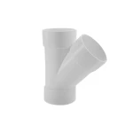 UPVC Tee 45° Size 2 inch White Color | AGM