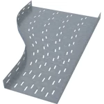 Left Hand Reducer Cable Tray, Zinc Plated Steel, 50mm Side, 150mm Width | Habbal Alarabi Factory