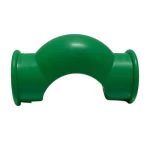 Plastic PPR Cross Over With Socket TPF Size 20 mm  Pressure 25 bar  Green  Color 