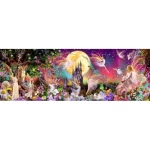 Decorative wall painting children design, Size 366cm × 127 cm, pink color