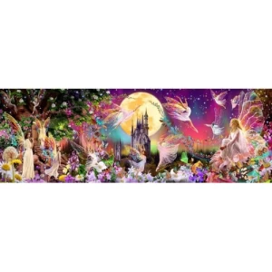 Decorative Wall Painting Children Design 366cm × 127cm Pink | Balbaid Decor Company