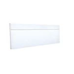 سيكلو بولسترين، طول 240 سم، ارتفاع 10 سم، أبيض، موديل White 409