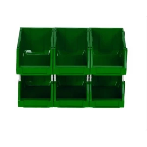 صندوق رف بلاستيك HDPE مقاس 15.50×12×8 سم، سعة 5 كلغم، أخضر | مصنع الفريدي للصناعات البلاستيكية