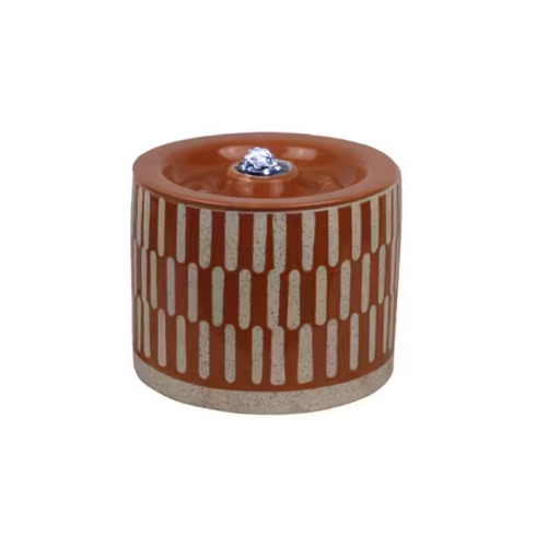 Luxury Decorative Fountain 18.4 × 14.3 cm Brown with Overhead Lighting | Zahrat Al Rayyan Establishment