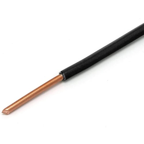 BAHRA 2.5mm2 Solid Copper Electric Wire 450/750V PVC 90°C Black 100 Yards | Bahra Cables
