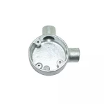 Circular Electrical Junction Box Two Ways, Size 25 mm | United Electric Company