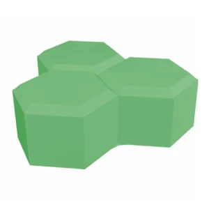 Delta Interlock Paver Tiles Thickness 8 cm Green Color | Meyar