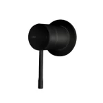 Italian One Way Concealed  Shower Mixer, Matte Black, 6.5×6.6×15.5 cm