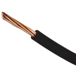 BAHRA 240mm  Electrical Wire 450/750V, Stranded Copper, PVC 70°C Insulation, Black Color, 3282 feet