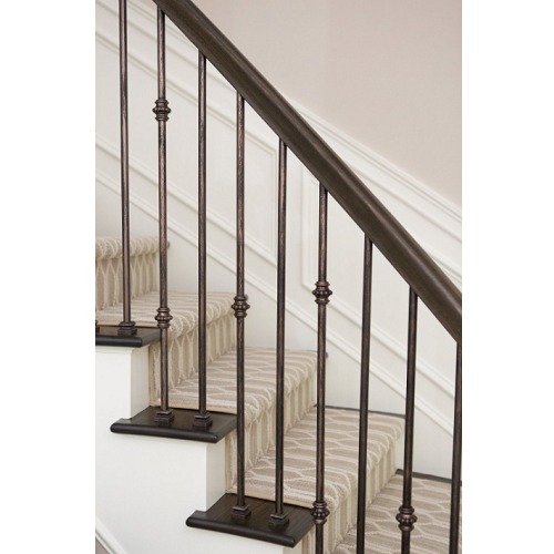 Round Iron Railing for Stairs Handle Size 1.25 inch Height 90 cm | Matkel Store