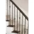 Round  Iron Railing for Stairs, Handle Size 1.25 inch, Height 90 cm