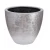 Plant pot size 50x34.5 cm silver color