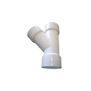 PVC Tee 45° 3 Inch Schedule 40 White Color | The united gulf for plastic products United Gulf Factory