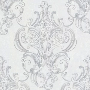 Italian Wall Covering 10m x 1.06m Light Gray, Model 83420 | Balbaid Decor Company