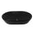 Counter Top Oval Ceramic Washbasin 40x60 cm, Matt Black | Hatch Company - Image 2