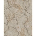 ورق حائط ايطالي، لون بني، تصميم مشجر، مقاس 10 م×1.06 م، موديل 72958