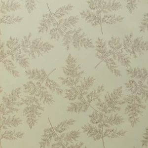 Leaf Patterned Wallpaper 15.6m x 106cm Floral Gold & Beige | Luxury line