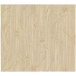 Italian Wallpaper Beige Color Floral Design, Size 10mx0.73m, Model 81028