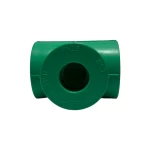 PPR Tee Reducer Thermal pipes factory Size 40×63×63 mm  Pressure 25 Bar mm Color Green