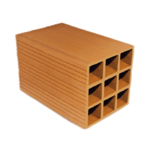 طوب احمر هولو مقاس 30×20×20 سم مقاوم للحرائق والرطوبة | الطوب الأحمر السعودي(العمودي)
