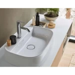 Rectangular Over Counter Wash Basin Size 39×55 cm, Brilliant White Color