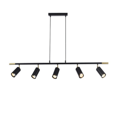 Pendant Chandelier Size 76 cm Black | 49412